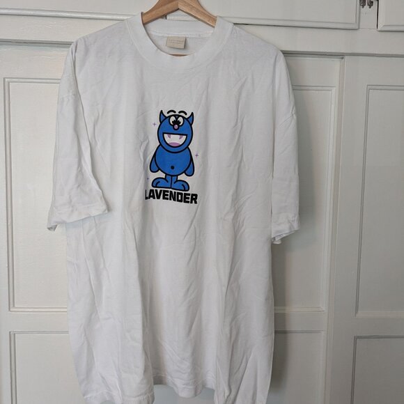 Unisex Lavender brand graphic t-shirt with character - Picture 1 of 4